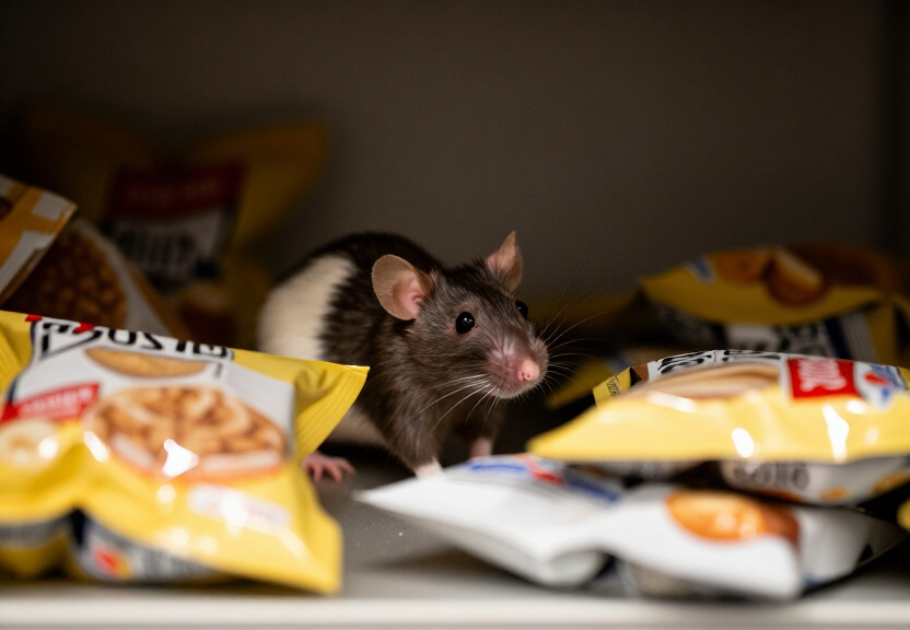 Rodent Removal in Garage